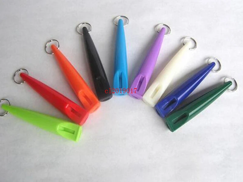 

500pcs/lot New Dog Whistle Stop Barking Silent Pet Training Plastic Whistles Dog Animal Obedience Sound Free Shipping