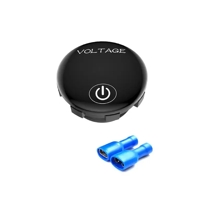 Voltmetro di visualizzazione della capacitร della batteria del pannello LED DC 5V-48V del motociclo dell\'automobile voltmetro con interruttore Touch