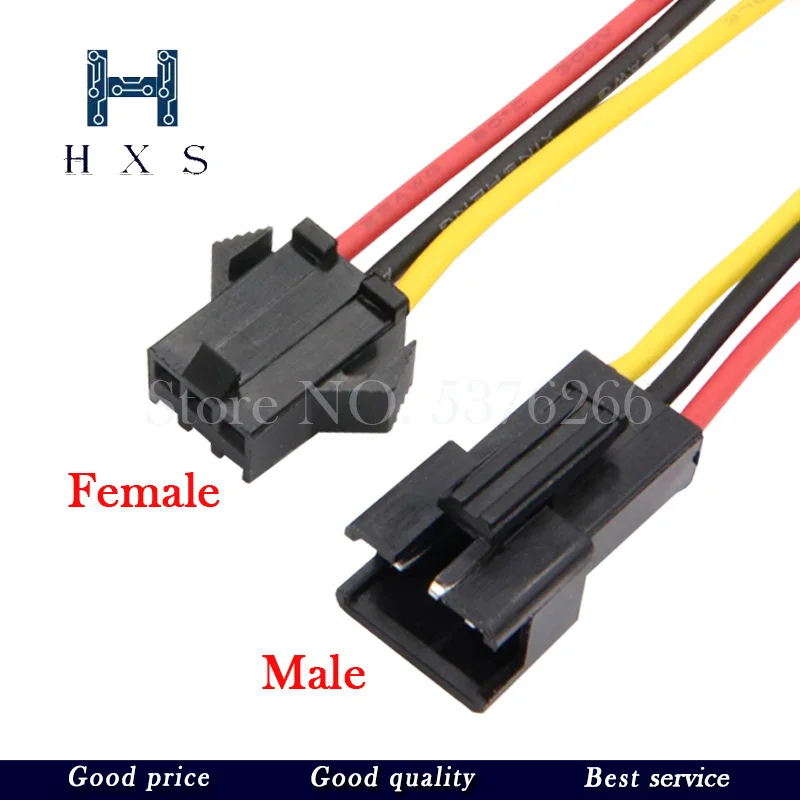 5pairs SM2.54 2 3 4 5 6pin SM Male & female Led Connector 2pin/3pin/4pin/5pin 6pin Wire cable pigtail Plug Total length 40cm