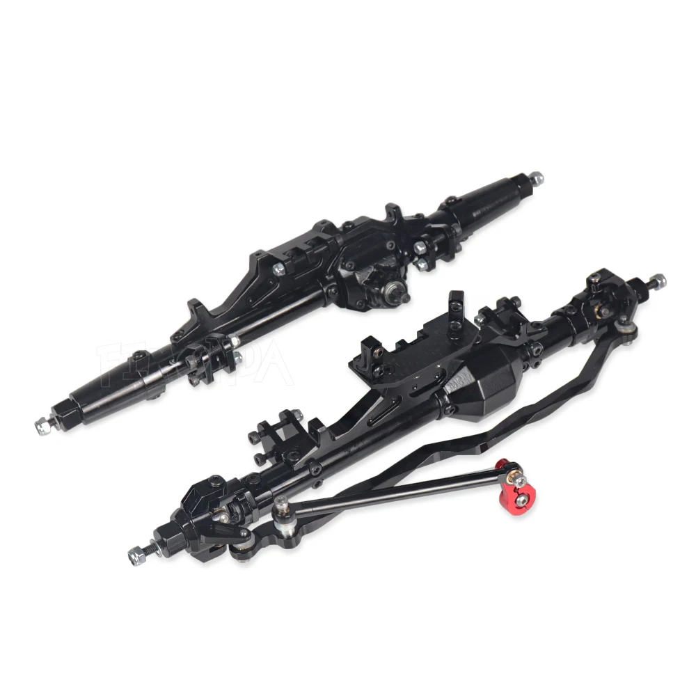 1/10 RC Auto Completa In lega di Alluminio Anteriore Asse Posteriore per RC Crawler Axial WRAITH Roccia Racer 90045 90018 RR10 90053 90048
