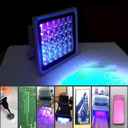 Uv Curing Lamp Led Uv Schaduwloze Lamp 365nm 395nm 405nm Afdrukken Blootstelling Bankbiljet Mobiele Telefoon Screen Glas Bonding Groene Olie