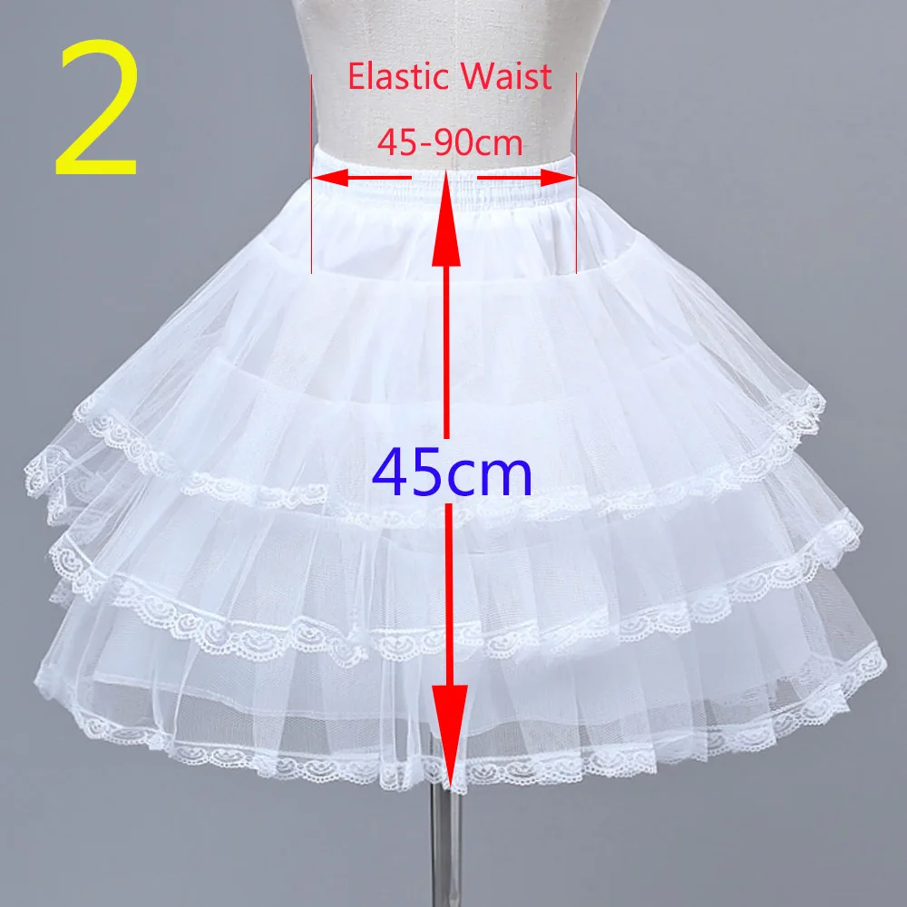 E JUE SHUNG-Jupon de Mariage pour Fille, Cosplay, Robe Courte de ix, Sous-Jupe, Lolita, Tutu de Ballet, Fente Crinoline