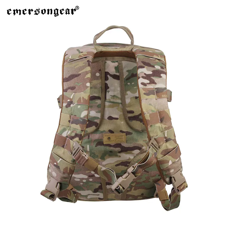 Emersongear Tactical 21L City Slim Backpack Muiti-function Shoulder Bag Waist Pack Pouch Molle Combat Hunting Hiking Nylon BK