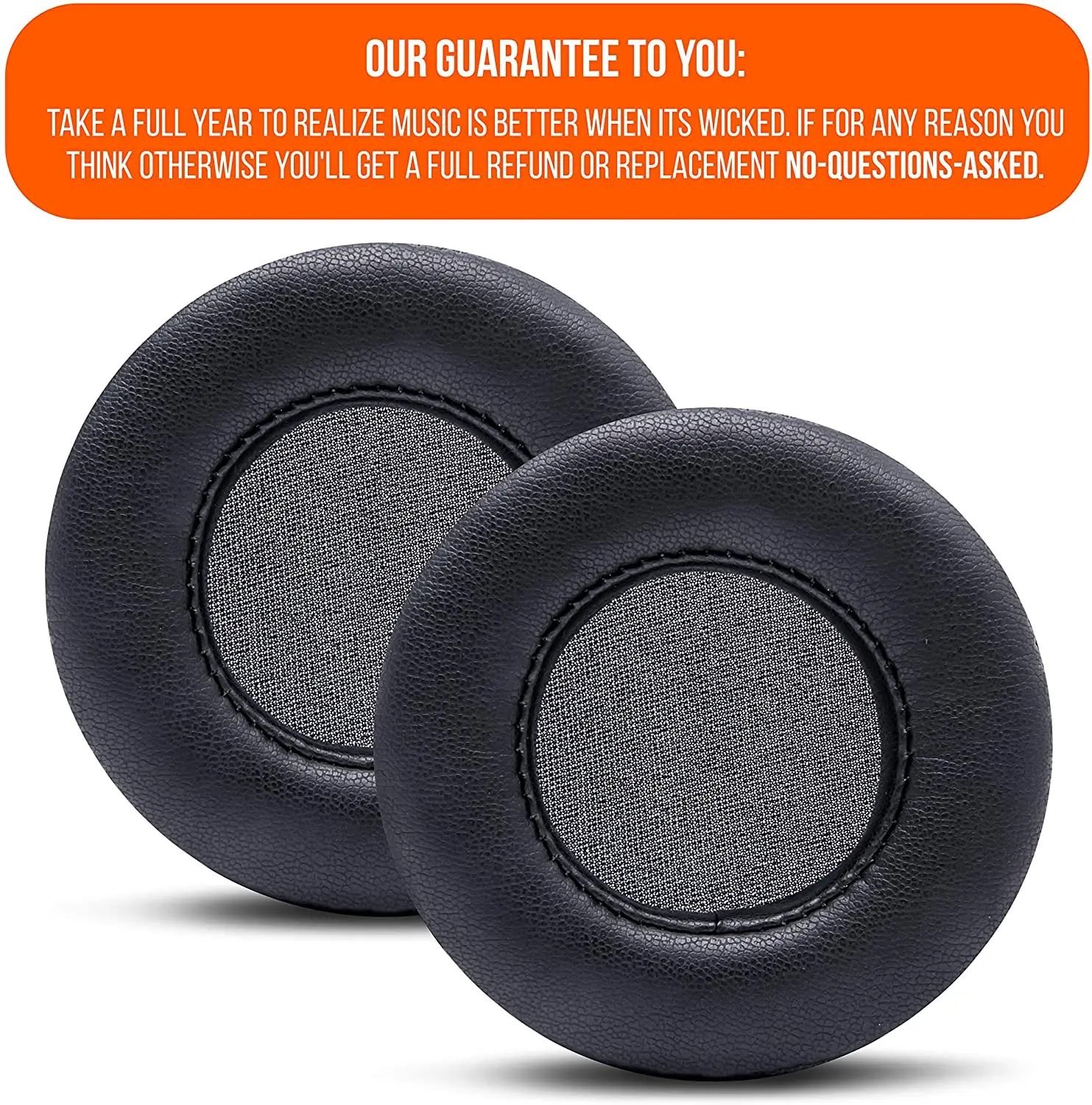 Replacement Earpad Cushions for Skullcandy Hesh & Hesh 2 Wireless Over-Ear Headphones Made by Wicked Cushions |