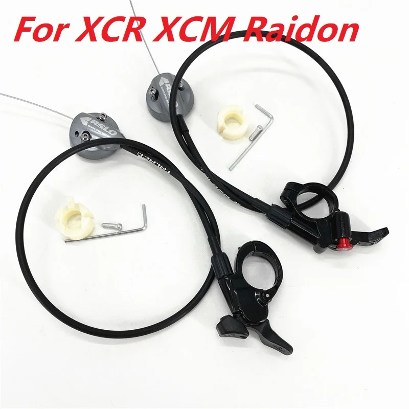 For Sr Suntour Front Fork XCM XCR Raidon Damping Remote Lockout Handlebar Lever Lock Out Damper Cable Control Switch Assembly