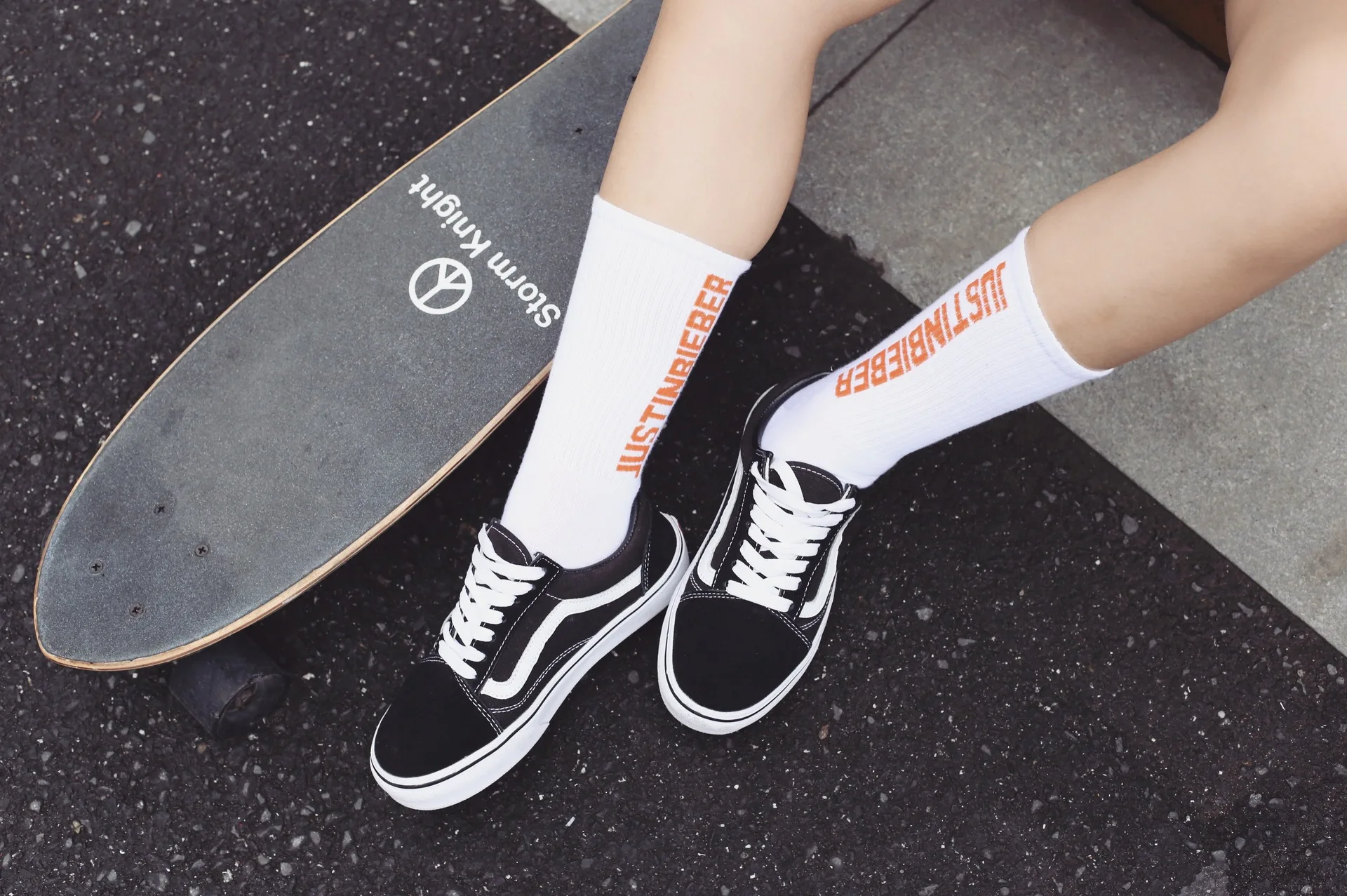 Korea ulzzang Harajuku Alphabet Street Beat Cotton Socks Street Hip-Hop Men and women Lovers sock