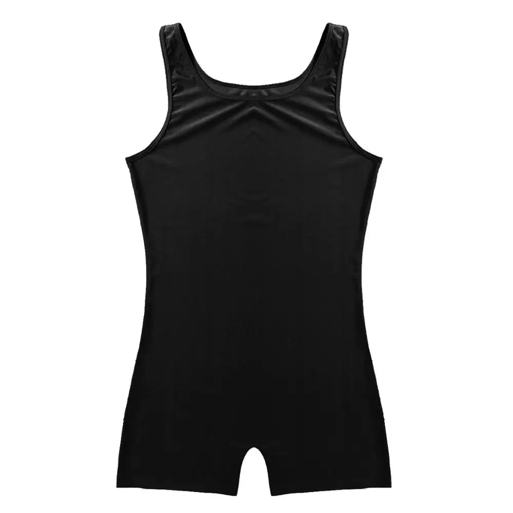 Men\'s Gymnastics Leotard Swimsuit Sports Body Swim Bodysuit Bodystocking Swimwear Swimming Bathing Suit Unitard Under Clothes