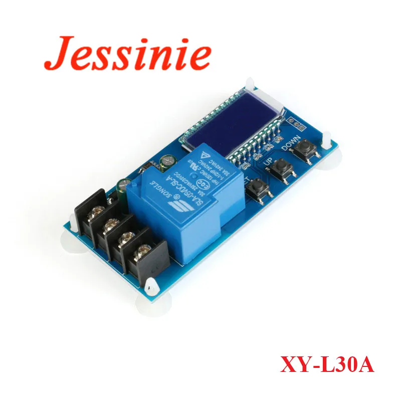 6-60v 30A 10A Solar Battery Controller Charge Protection Board Charger Time Switch 12v 24v 36v 48v Lead-acid Battery Capacity