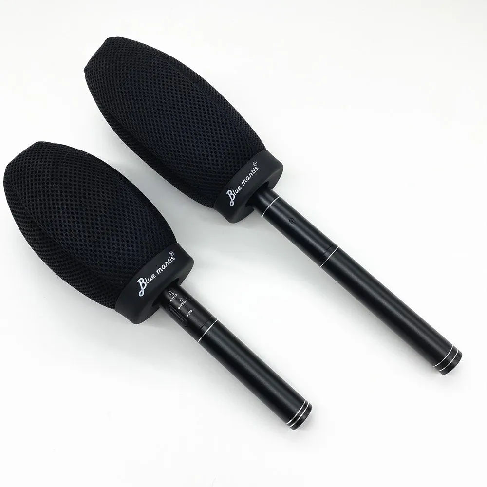 Синий Mantis внутри глубина 100 мм микрофон лобовое стекло ветровое стекло для профессионального дробовик микрофон мертвые кошки