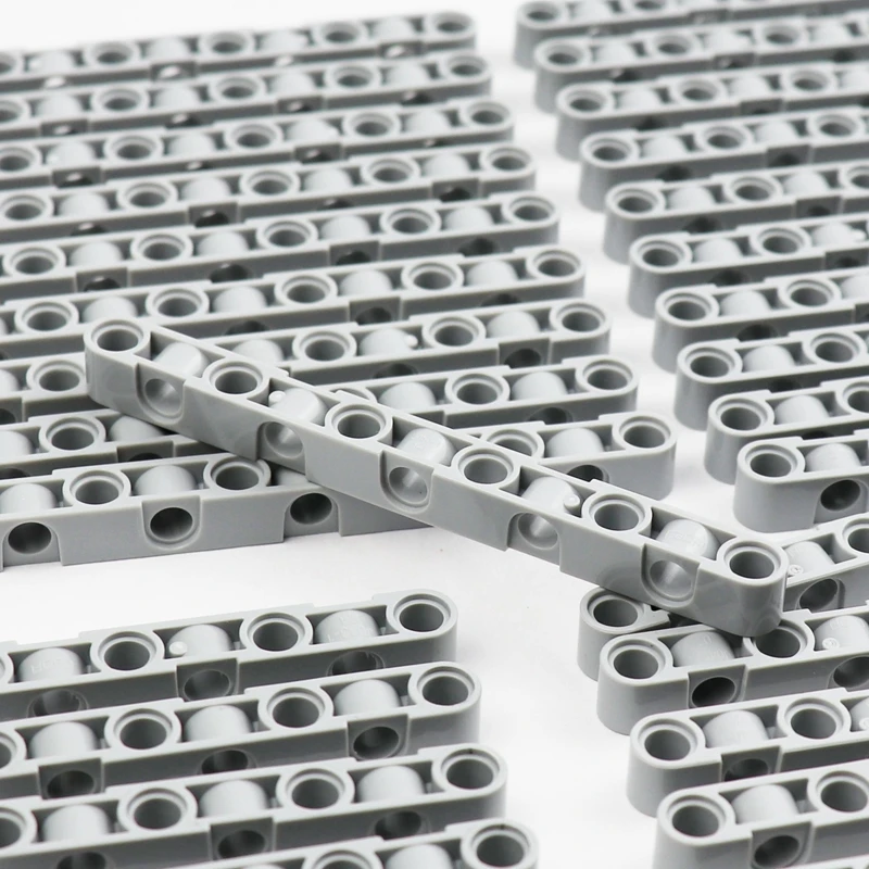 Kỹ Thuật Phần Tia 1X3 1X4 1X5 1X6 1X7 1X9 1x11MOC Khối Xây Dựng Studless Liftarm Thay Thế Cho Xe Tải Xe Lửa Khủng Long 70 Miếng