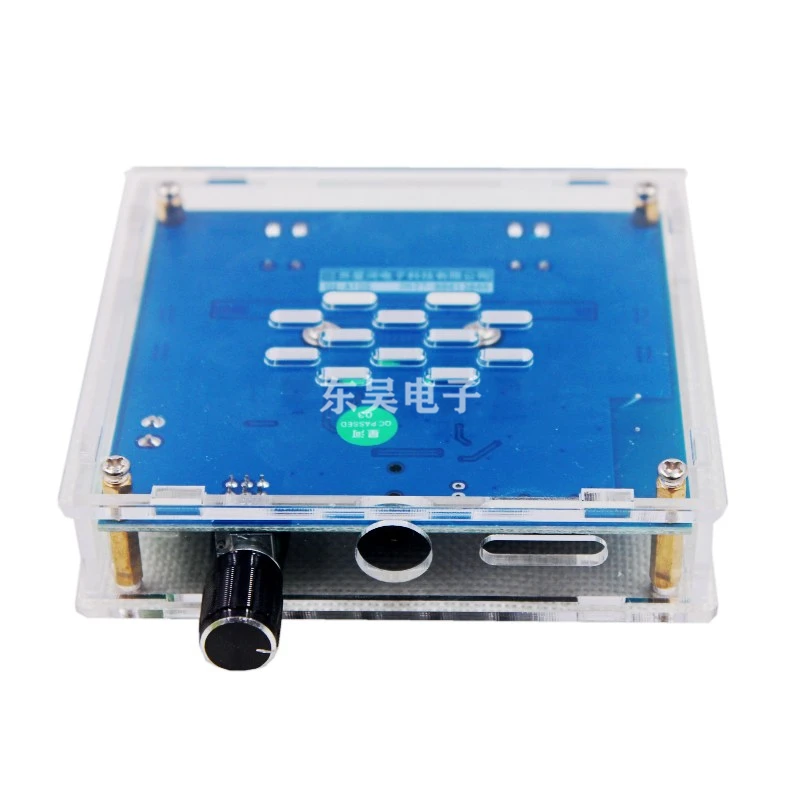 Placa amplificadora de potencia Digital Xh-a105, Bluetooth 5,0, compatible con Aux con potenciómetro Dual de 100W, alta potencia de 12-30v