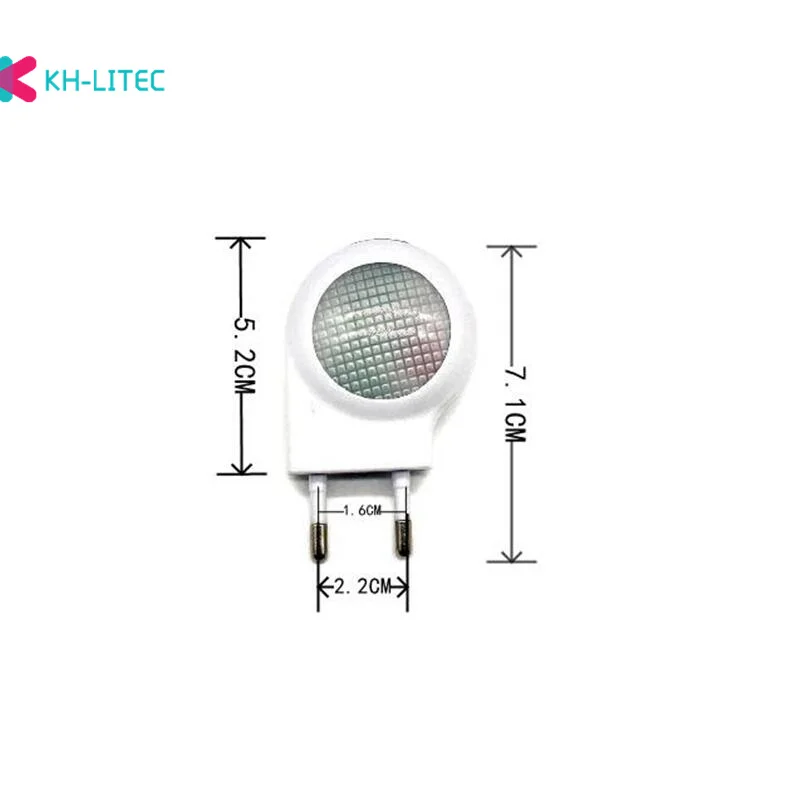 Mini LED Snail Night Light, Auto Lâmpada, Built-in Light Sensor Control, Lâmpada de parede para o bebê, Kids Bedroom, EU, US Plug