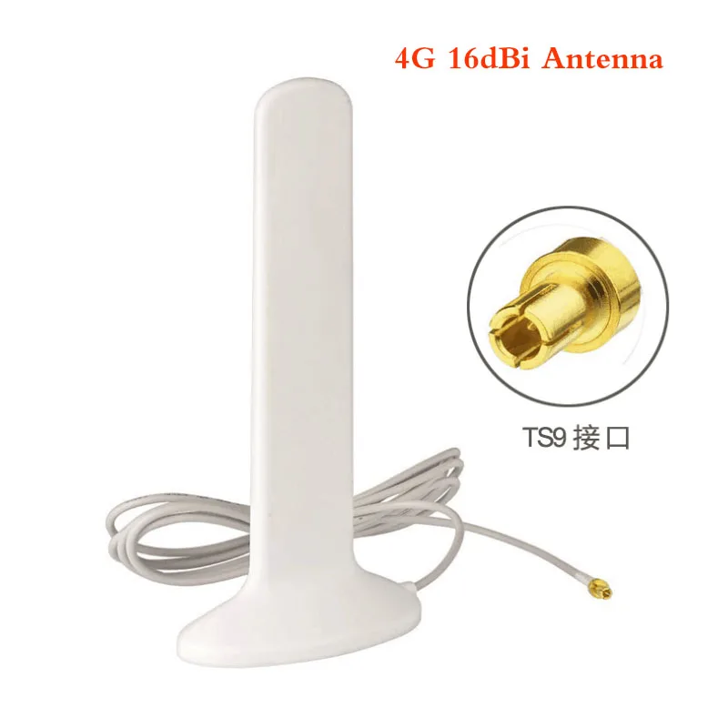 

3G 4G LTE Antenna TS9 CRC9 Male Connector 16dBi with 2m Extension Cable 3G external antena for 4G Modem Router antenne arieal