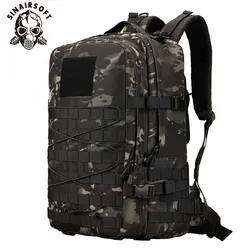 45L Nylon Tactical Backpack Outdoor Rucksack Men Camping Airsoft Hunting Backpack Hiking Sports Molle Pack Climbing Bag