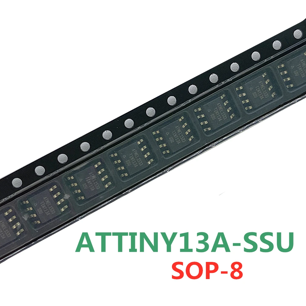 10PCS ATTINY13A-SSU SOP8 ATTINY13A SSU ATTINY13 TINY13A-SSU TINY13A SOP-8 SMD New and Original IC Chipset