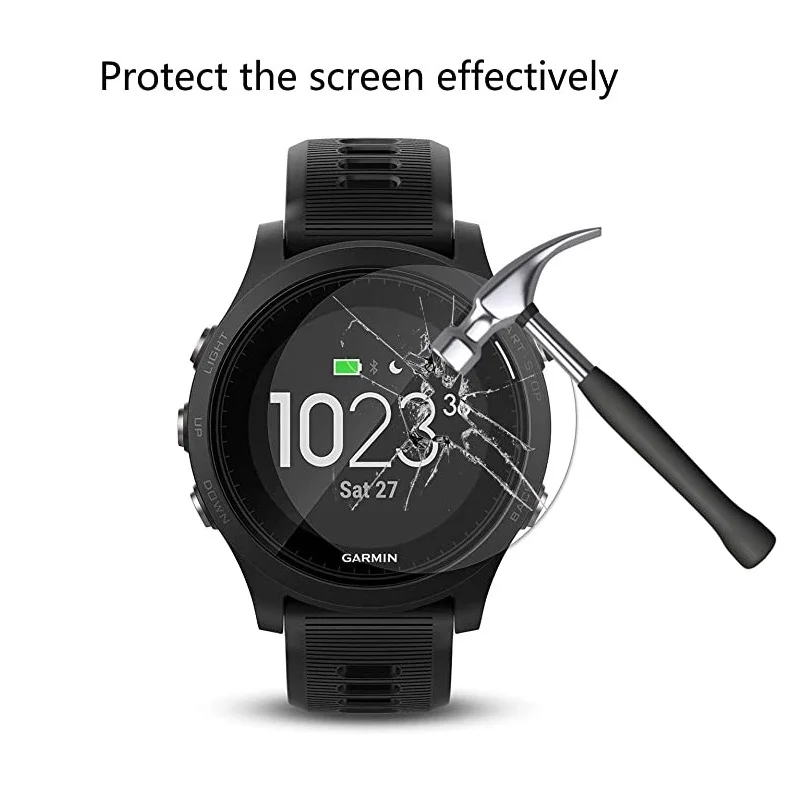 5PCS Smart Watch Screen Protector for Garmin Forerunner 945 Forerunner 935 Tempered Glass HD Clear Protective Film