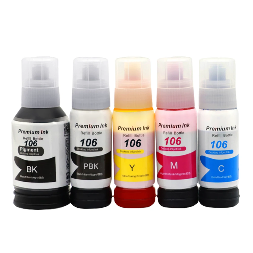 YC Compatible for Epson 106 Ink Bottles 106 work in Expression Premium ET-7750 ET-7700 ET7750 Printer ET7700 Printer