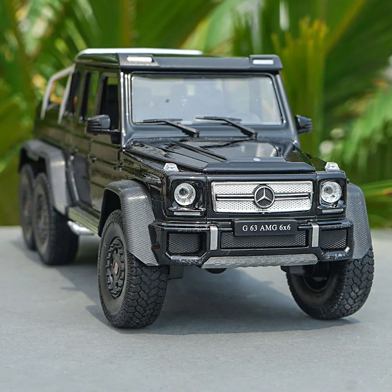 

1:24 Scale G63 6*6 Off-road Diecast Vehicle Model Alloy Boys Car Toys Metal Collection Kids Children Fans Gift Souvenir Display