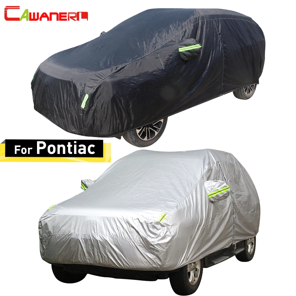 Cawanerl For Pontiac G3 G5 G6 G8 Sunfire Aztek GTO Vibe Montana Full Car Cover Auto Sun Snow Rain Resistant Cover Waterproof