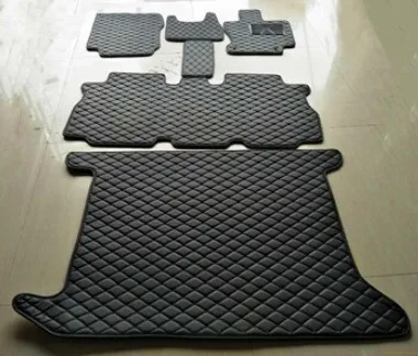 Custom full set car floor mats + trunk mat for Right Hand Drive Honda Freed SPIKE GB3 GB4 GP3 2015-2010 5 seats durable carpets