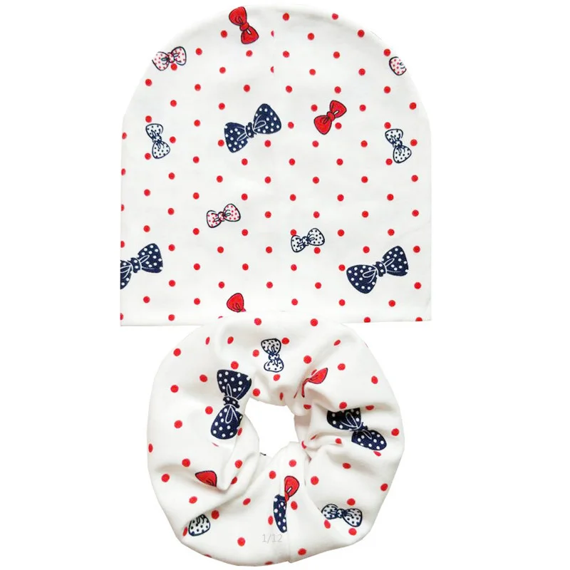 New Winter Children Scarf Hat Sets Cartoon Dinosaur Baby Head Cover Spring Warm Neck Collar Kids Beanies Set Cotton Children Hat