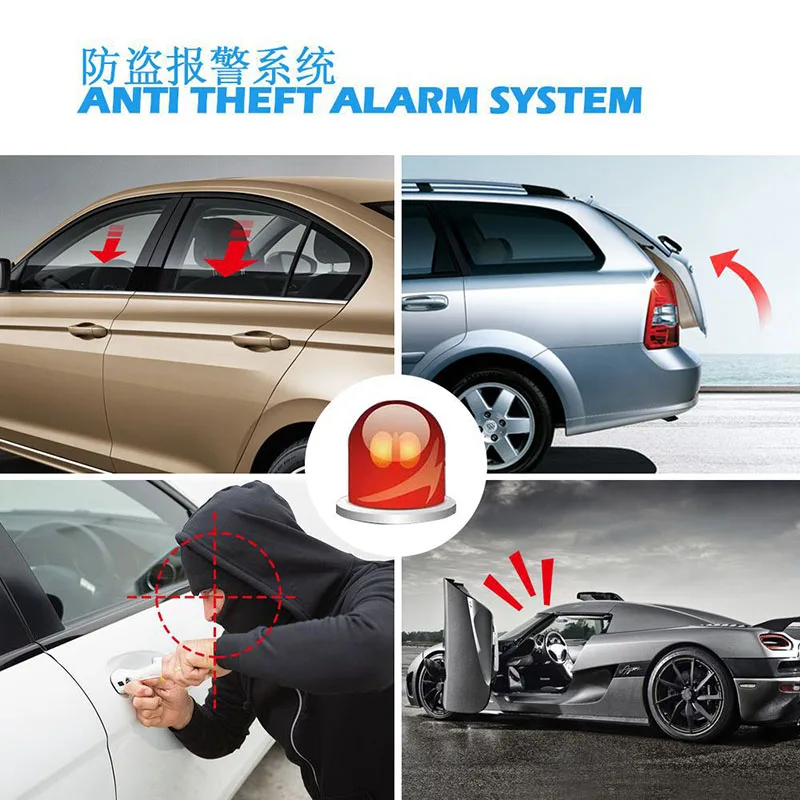 Two-way Car Alarm With Autostart Remote Starter Engine Keyless Start Stop Auto Ignition Central Locking Automation Immobilizer