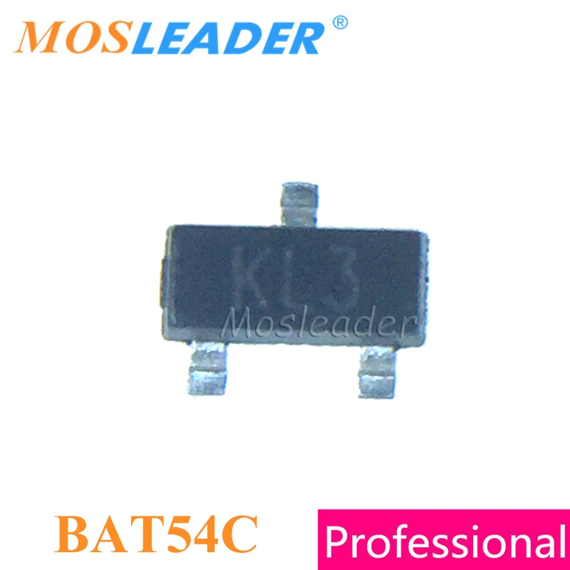 Mosleader BAT54A BAT54C BAT54S BAT54 SOT23 3000PCS BAT54 Schottky Made in China High quality