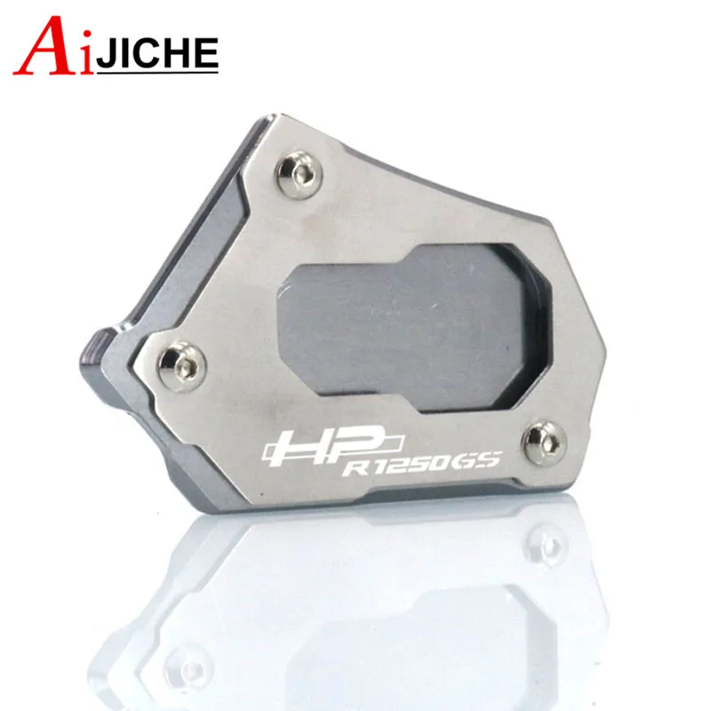 Motorcycle Kickstand Foot Side Extension Pad Support Plate Enlarge Stand For R1250GS Rallye HP R1250 GS 2018-2021