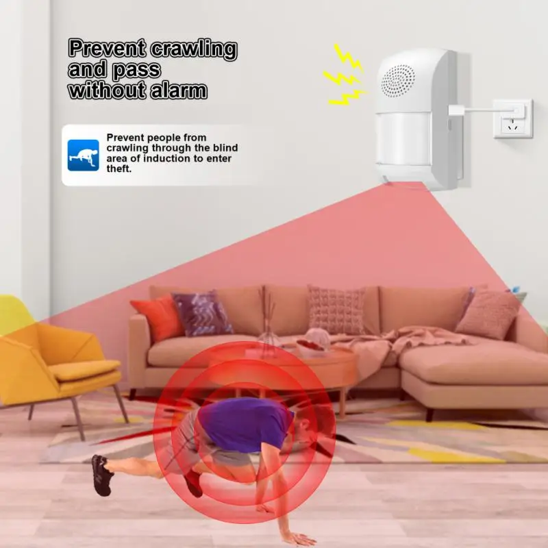 Tuya WiFi الذكية الأشعة تحت الحمراء للكشف عن الحركة الاستشعار إنذار متوافق اللاسلكية الذكية الحياة APP التحكم الصوتي أليكسا جوجل الرئيسية