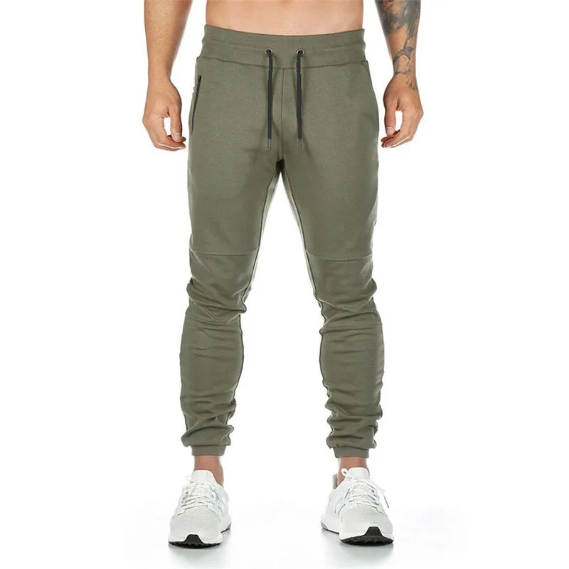 

MRMT 2024 Brand Men's Trousers Thin Fitness Training Pants Men's Cotton And Polyester Elastic Closed Feet Pants Slim Pants.