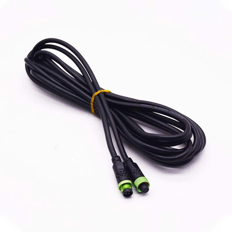 4pin Waterproof Wire Led linear light bar  Extension cord；LED pixel tube accessories  Male to Female 0.5M/1M/2M/3M/5M