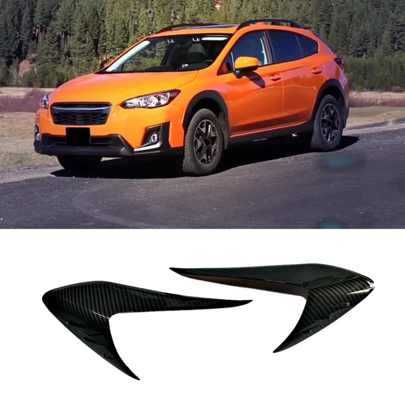 

Car Styling ABS Headlight Eyebrow Decorative Cover Sticker Trim for Subaru XV 2012-2016