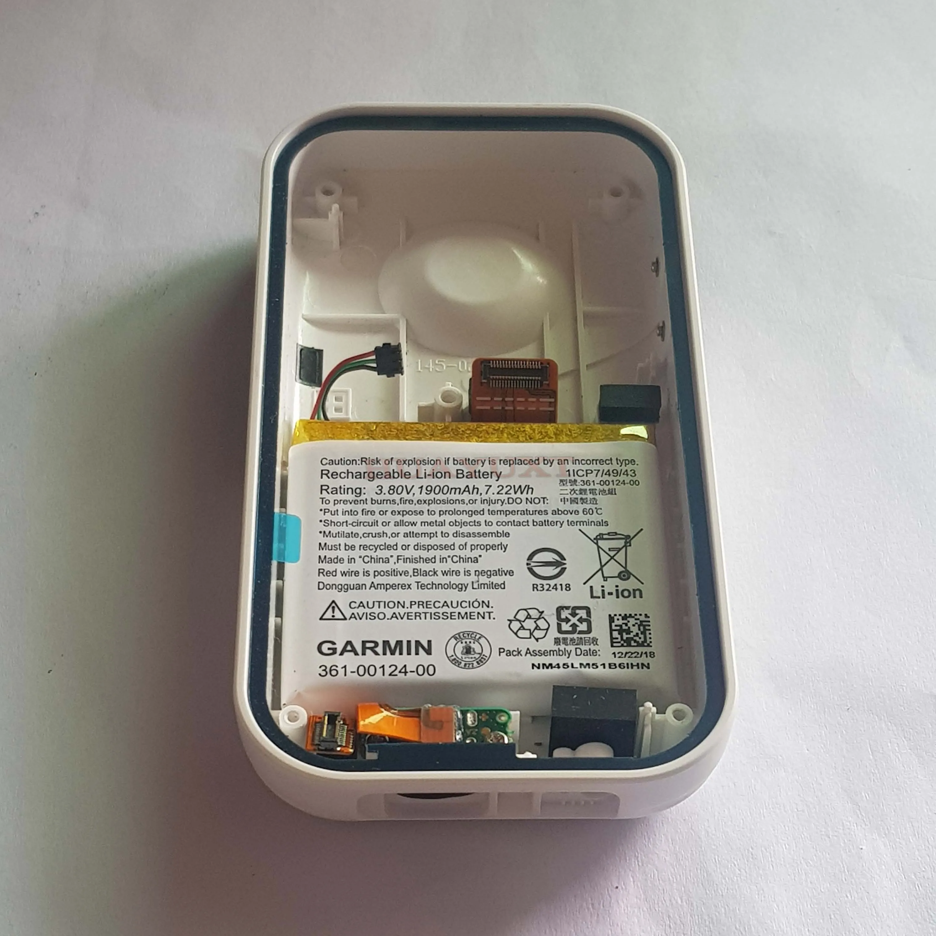 Original Back Cover with Battery for Garmin APPROACH G80 Repair replacement