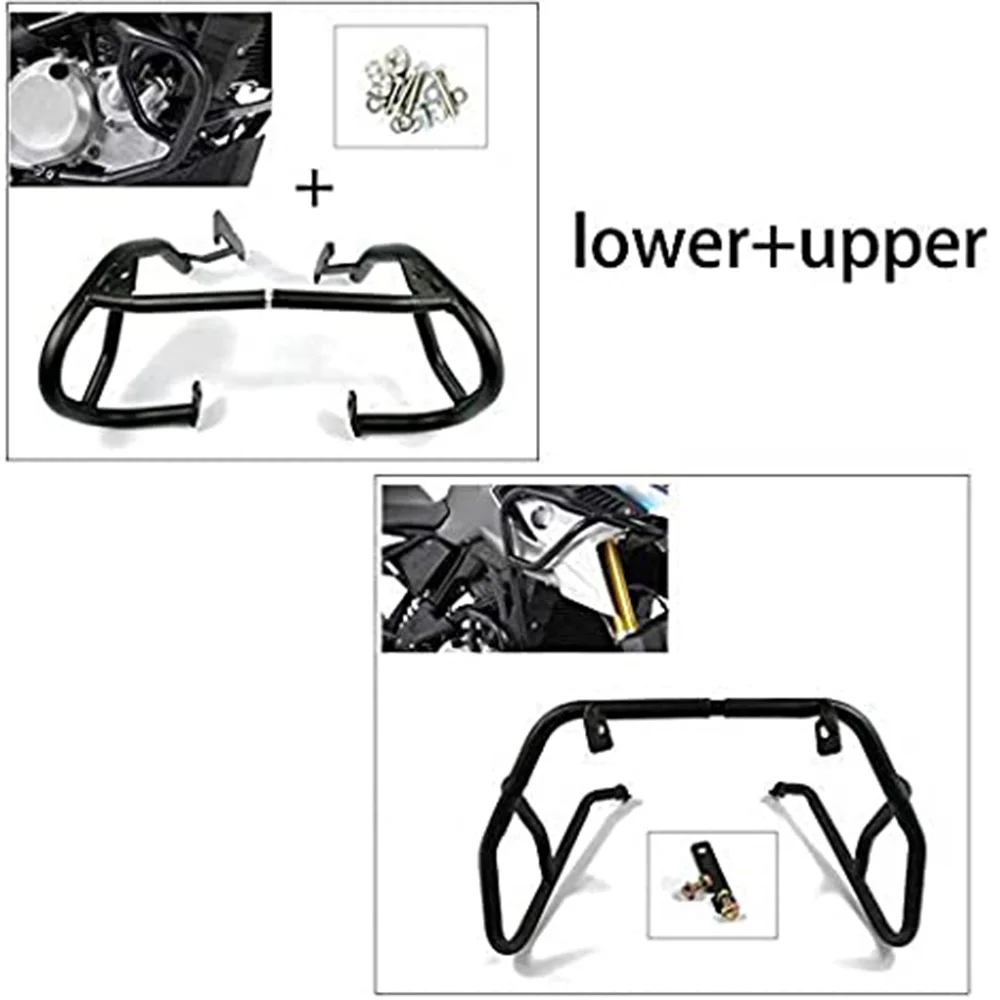 For BMW G310GS G 310 GS G310 GS Upper Lower Crash Bars Engine Guard Bumpers Tank protector Cover G310R G310 R G 310 R 2017-2021