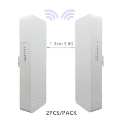 2 pieces 1-3km 300 Mbit open router CPE 5.8G wireless access point router Wi-Fi bridge device wifi extender dual band  repeater