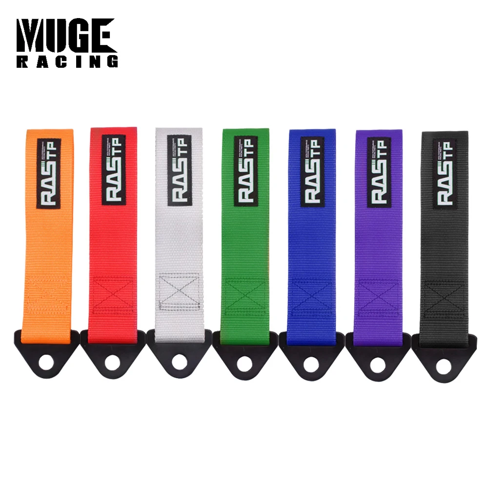Universal Tow Eye Strap Tow Strap Bumper Trailer Colorful Towing Rope High Strength Nylon Trailer Tow Ropes Racing Car TD001-TP