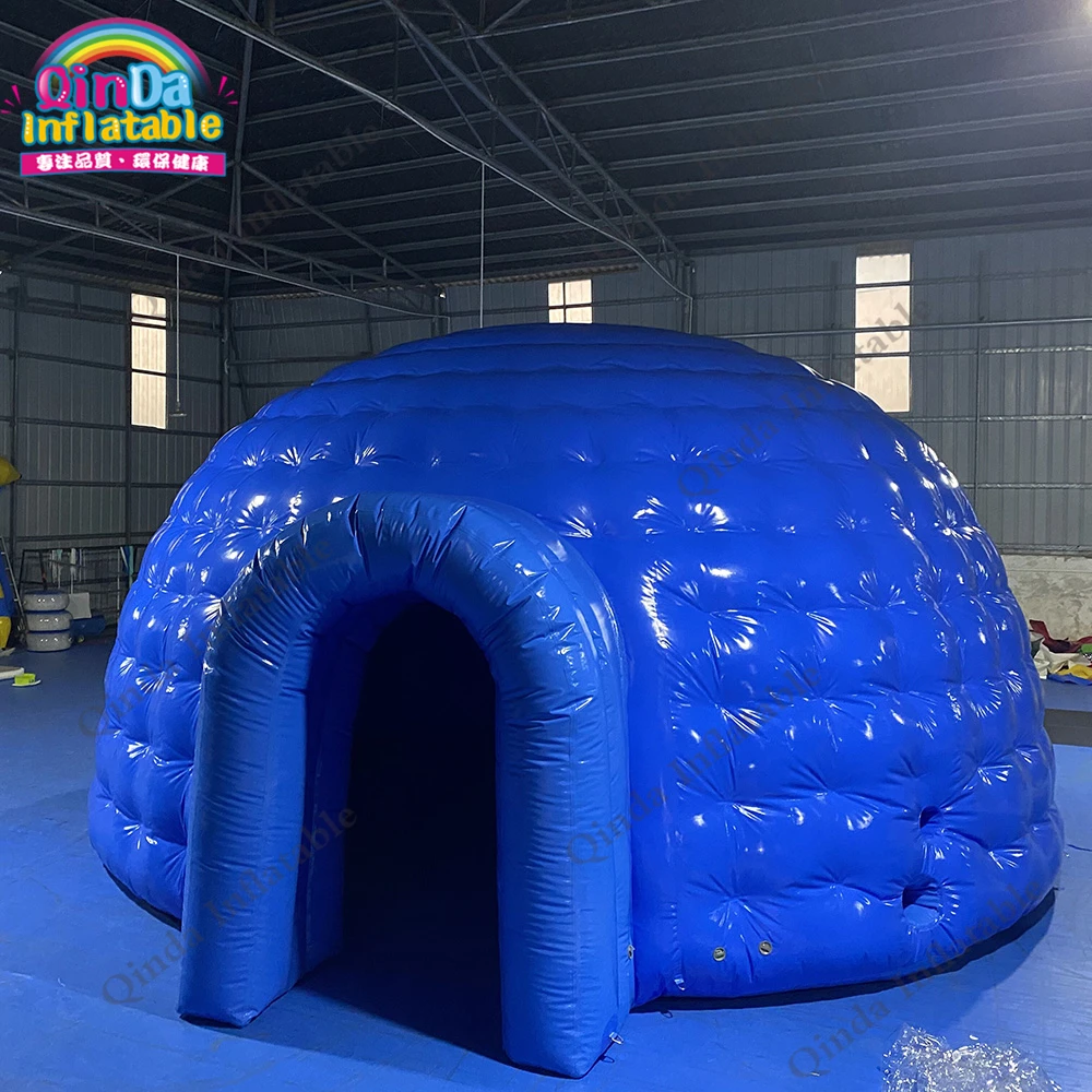 Giant Inflatable Igloo Dome Tent Portable Inflatable Yurt Sphere Tent For Camping