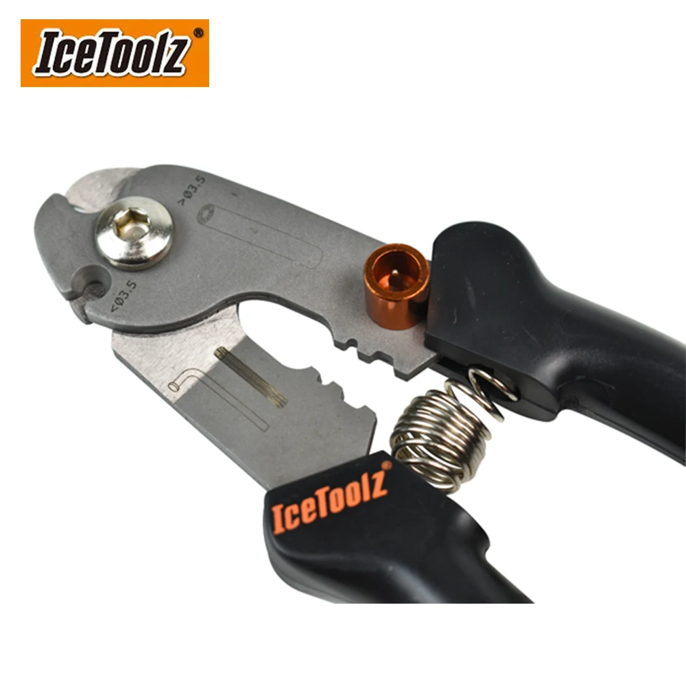 IceToolz 67A5 Pro Bike Shop Cable & Spoke Cutter/Bike Tool For Shimano SIS SP Inner Wire&Outer Casing Reconditioner Bike Tools