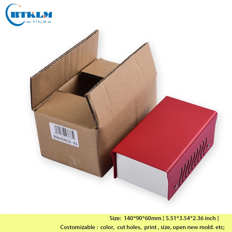 Iron junction box desktop metal instrument enclosure Iron enclosure DIY custom electrical box Iron instrument case 140*90*60mm