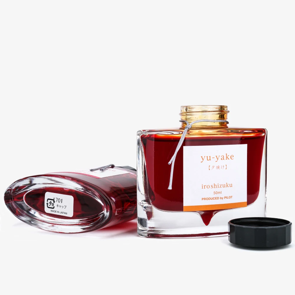 1 Chai Phi Công Mực-50 Màu Tự Nhiên Bút Máy Mực 50Ml Mực Iroshizuku Không Carbon 24 Màu không Khóa Bút