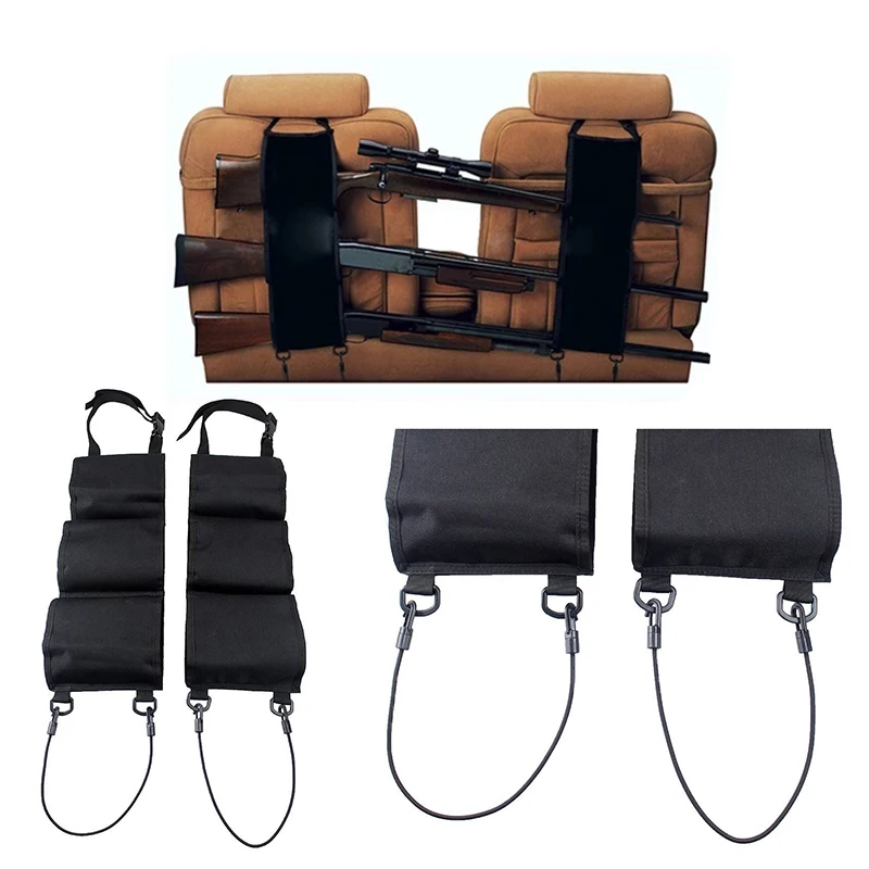 Gun Protection Holster Rifle Case for Car Front Seat Back Pocket Hang Bags Rifle Sling Bag Holder Rack Organier Pockets