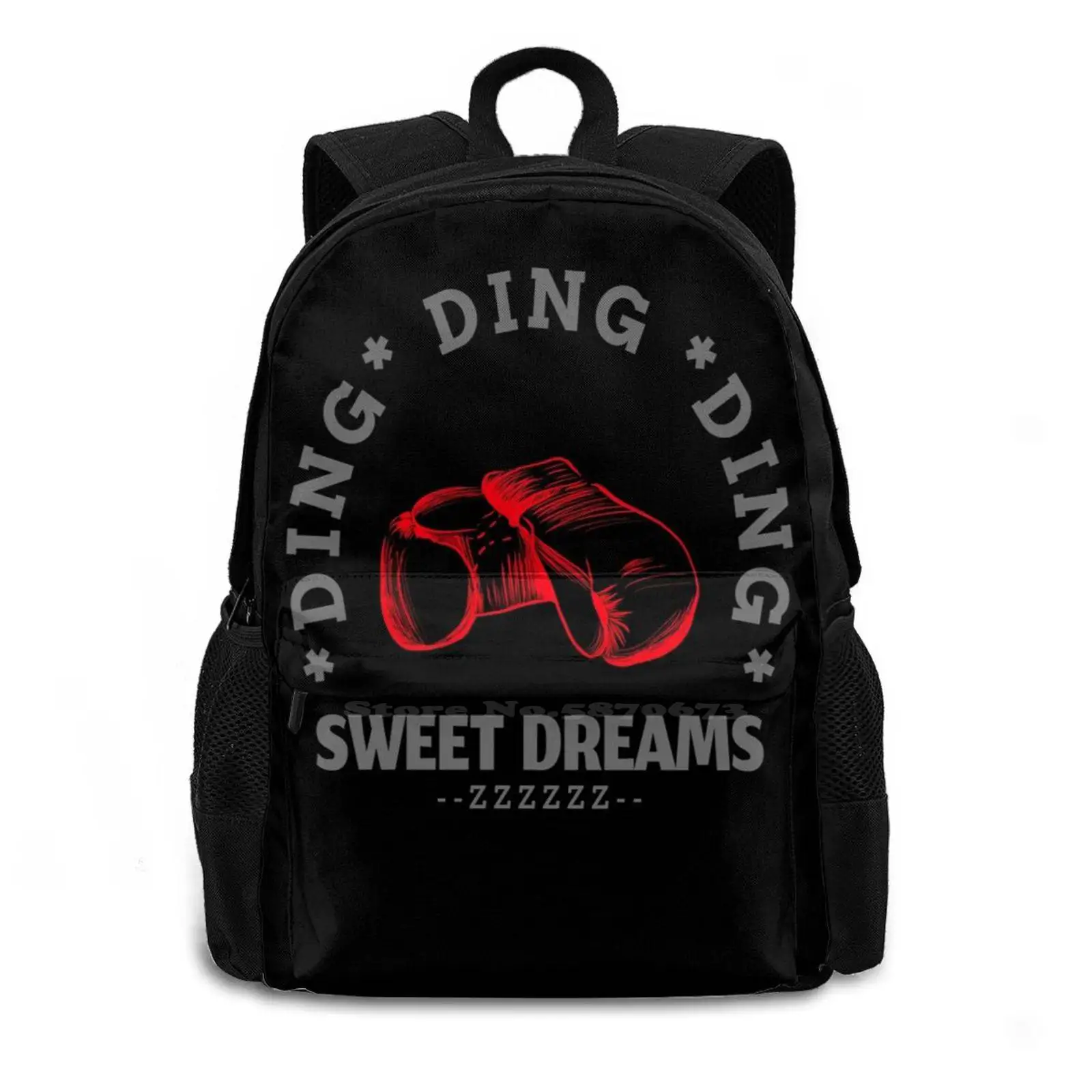 Sweet Dreams School Bags Travel Laptop Backpack Boxing Clrdmoney Muay Thai Kickboxing Martial Arts Fighter Fight Bjj Fitness