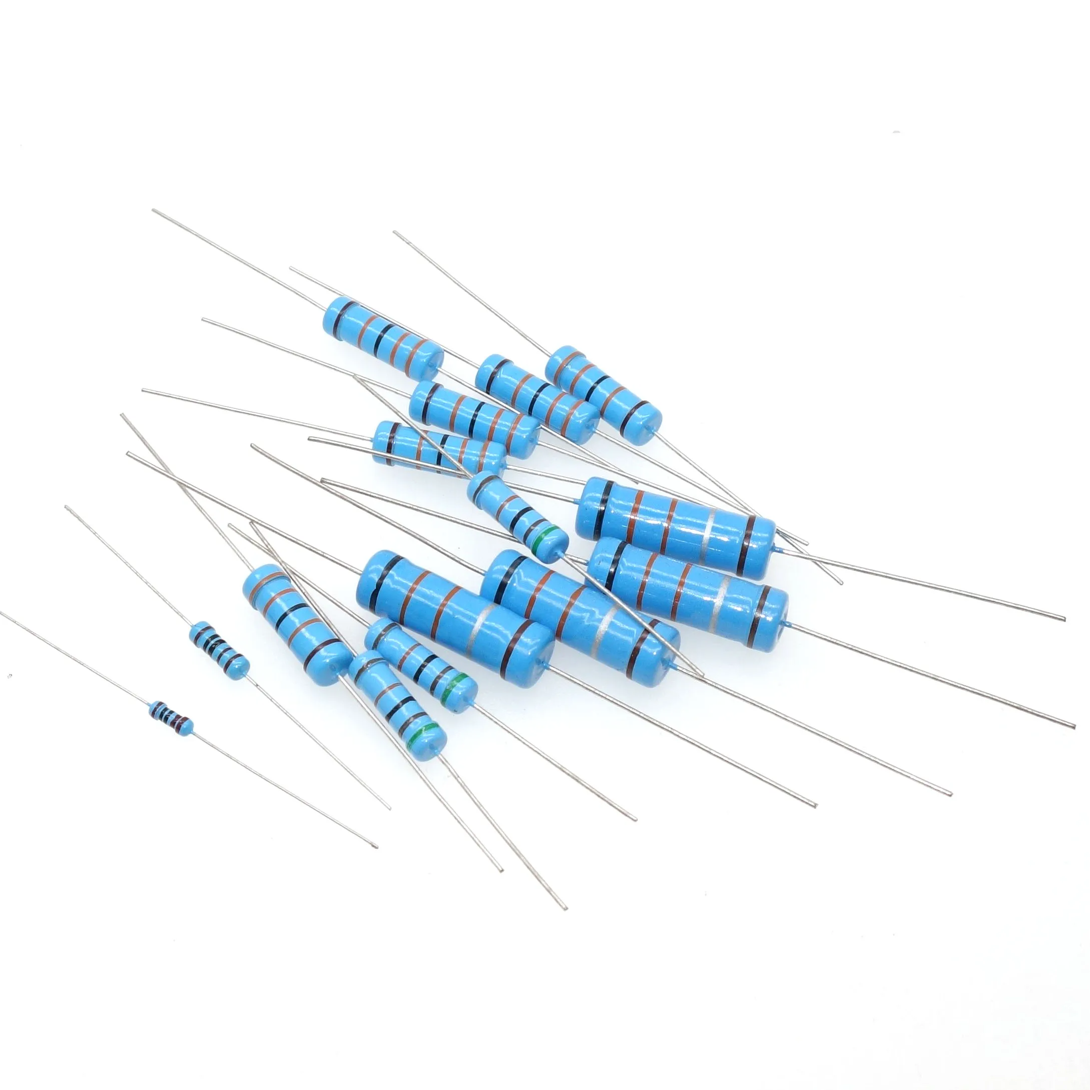 Resistor de filme do metal de 2 watts, ohm de 100K 120K 150K 180K 200K 220K 240K 270K 300K 330K 360K 390K 430K 470K