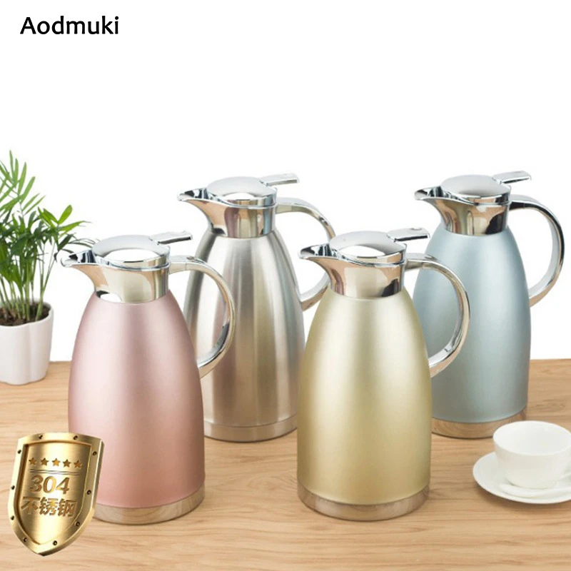 

Large Capacity Kettle Double Layer Water Jug Stainless Steel Vacuum Bottle Insulation Vacuum Pot Home Heat Preservation Kettle