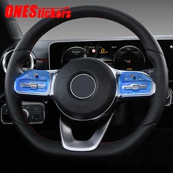 For Mercedes Benz A B C E S G CLA GLE GLC CLS GLS Class W177 W247 W205 W213 C118 W167 Car Steering Wheel Button Protector Film