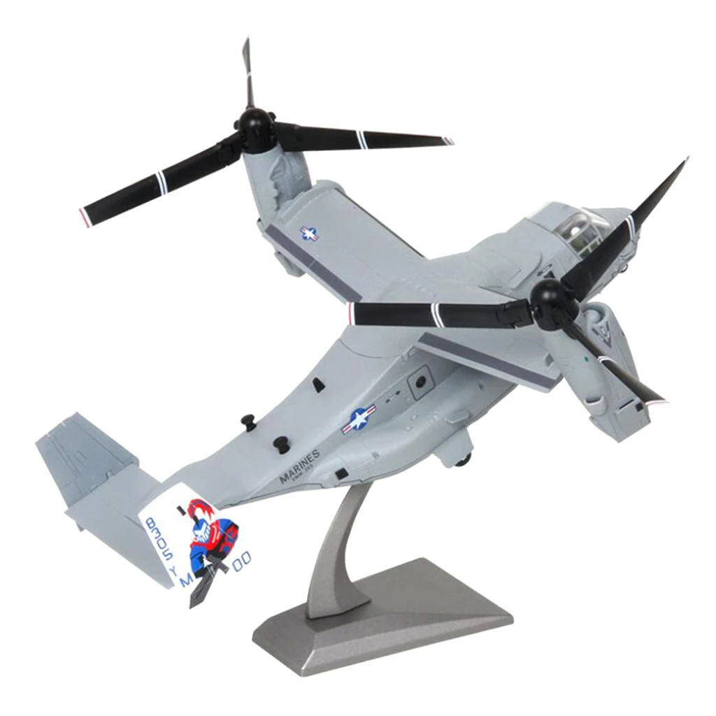 Modern 1/72 Scale American  Bell V-22 Rotorcraft Plane Model Playset