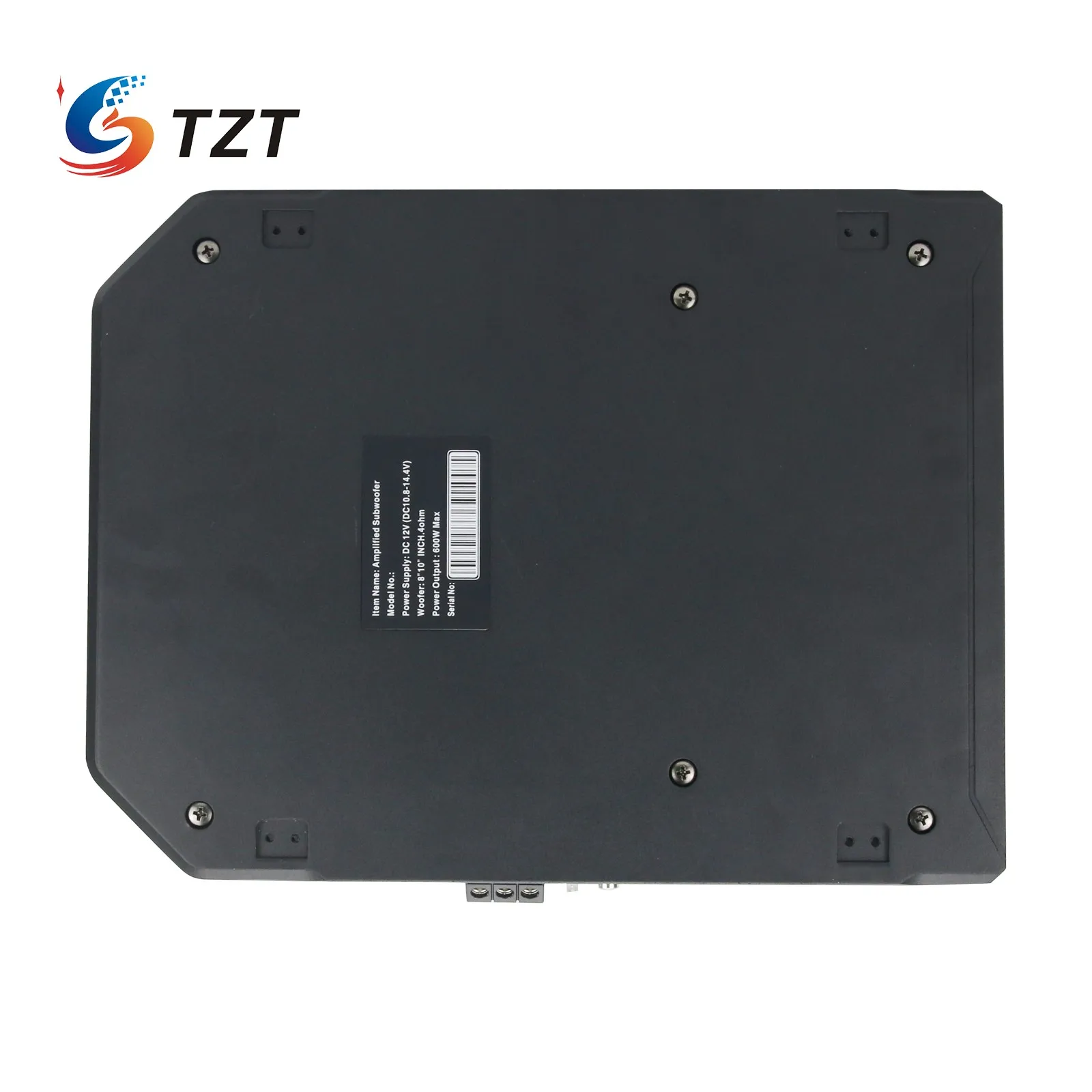 TZT PUZU PZ-SU1010 10 "سيارة الصوت النشط مضخم الصوت 600 واط رقيقة جدا المتكلم المثبتة تحت المقعد