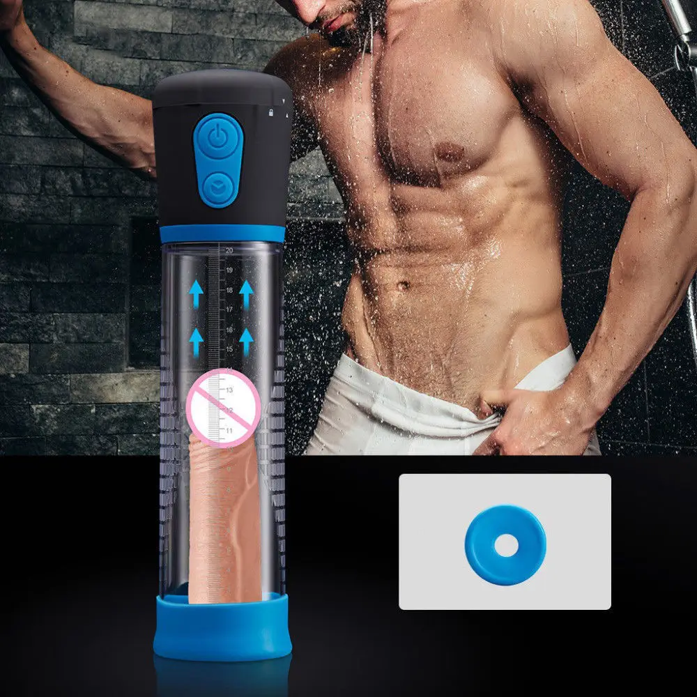 Electric Penis Pump Enlargement Pump Enlarge Automatic Vacuum Suction Penis Extend Toy Exercise for Men Penis Extender Pump