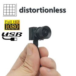 Cámara de vigilancia de 2,4mm de distorsión cero, 1080P, Full HD, MJPEG, 30FPS, alta velocidad, Mini CCTV, Linux, UVC, Android, módulo de cámara USB