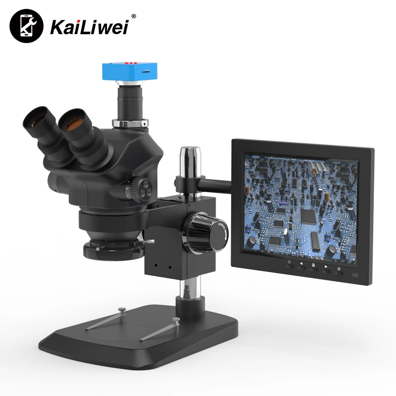 Kailiwei 7050  Trinocular Zoom 7X-50X Camera USB HDMI VGA 8\